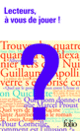 Couverture Lecteurs, à vous de jouer! (Collectif(s) Collectif(s))