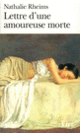 Couverture Lettre d'une amoureuse morte (Nathalie Rheims)