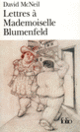 Couverture Lettres à Mademoiselle Blumenfeld (David McNeil)