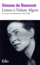 Couverture Lettres à Nelson Algren (Simone de Beauvoir)