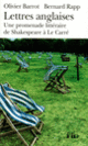 Couverture Lettres anglaises (Olivier Barrot,Bernard Rapp)
