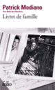 Couverture Livret de famille (Patrick Modiano)