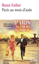 Couverture Paris au mois d'août (René Fallet)