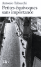 Couverture Petites équivoques sans importance (Antonio Tabucchi)