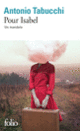 Couverture Pour Isabel (Antonio Tabucchi)
