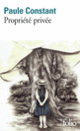 Couverture Propriété privée (Paule Constant)