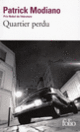 Couverture Quartier perdu (Patrick Modiano)