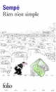 Couverture Rien n'est simple ( Sempé) Couverture Rien n'est simple ( Sempé)