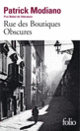 Couverture Rue des Boutiques Obscures (Patrick Modiano)