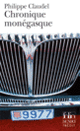 Couverture Chronique monégasque et autres textes (Philippe Claudel) Couverture Chronique monégasque et autres textes (Philippe Claudel)