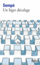 Couverture Un léger décalage ( Sempé)