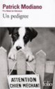 Couverture Un pedigree (Patrick Modiano)