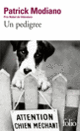 Couverture Un pedigree (Patrick Modiano)