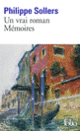 Couverture Un vrai roman, Mémoires (Philippe Sollers)