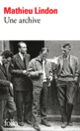 Couverture Une archive (Mathieu Lindon)