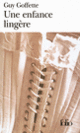 Couverture Une enfance lingère (Guy Goffette)