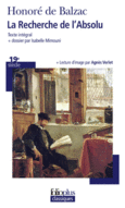 Couverture La Recherche de l'Absolu ()