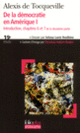 Couverture De la démocratie en Amérique I (Alexis de Tocqueville)