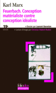 Couverture Feuerbach. Conception matérialiste contre conception idéaliste ()