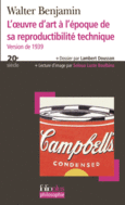 Couverture L'œuvre d'art à l'époque de sa reproductibilité technique ()