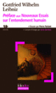 Couverture Préface aux «Nouveaux essais sur l'entendement humain» (Gottfried Wilhelm Leibniz)