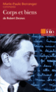 Couverture Corps et biens de Robert Desnos (Essai et dossier) (Marie-Paule Berranger)