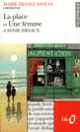 Couverture La Place et Une femme d'Annie Ernaux (Essai et dossier) (Marie-France Savéan)