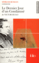 Couverture Le Dernier Jour d'un Condamné de Victor Hugo (Essai et dossier) (Myriam Roman)