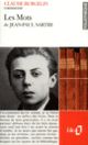 Couverture Les Mots de Jean-Paul Sartre (Essai et dossier) (Claude Burgelin)