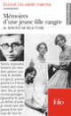 Couverture Mémoires d'une jeune fille rangée de Simone de Beauvoir (Essai et dossier) (Éliane Lecarme-Tabone)