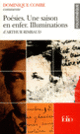 Couverture Poésies – Une saison en enfer – Illuminations d'Arthur Rimbaud (Essai et dossier) (Dominique Combe)