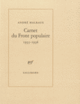 Couverture Carnet du Front populaire ()