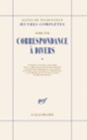 Couverture Correspondance à divers (Alexis de Tocqueville)