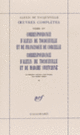 Couverture Correspondance d'Alexis de Tocqueville et de Francisque de Corcelle – Correspondance d'Alexis de Tocqueville et de Madame Swetchine (Alexis de Tocqueville)