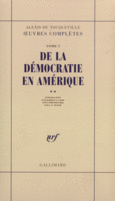 Couverture De la démocratie en Amérique ()