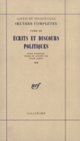 Couverture Écrits et discours politiques ()