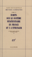 Couverture Écrits sur le système pénitentiaire en France et à l'étranger ()