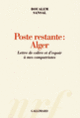 Couverture Poste restante : Alger (Boualem Sansal)