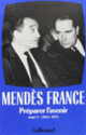 Couverture Préparer l'avenir (Pierre Mendès France)
