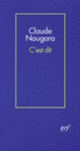 Couverture C'est dit (Claude Nougaro)