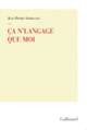 Couverture Ça n'langage que moi (Jean-Pierre Verheggen)