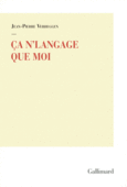 Couverture Ça n'langage que moi ()
