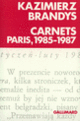 Couverture Carnets (Kazimierz Brandys)