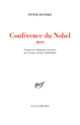 Couverture Conférence du Nobel (Peter Handke)