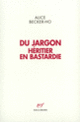 Couverture Du jargon (Alice Becker-Ho)