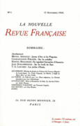 Couverture Fac-similés des deux numéros 1 de «La Nouvelle Revue Française» ()
