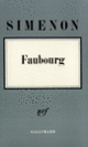 Couverture Faubourg (Georges Simenon)