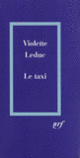 Couverture Le Taxi (Violette Leduc)