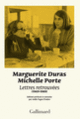 Couverture Lettres retrouvées (Marguerite Duras,Michelle Porte)