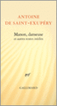 Couverture Manon, danseuse et autres textes inédits (Antoine de Saint-Exupéry)